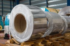 rolls of aluminum coils