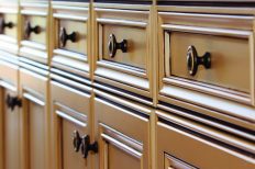 close up of cabinets