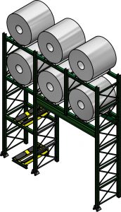 Ross Technology Dexco Heavy Duty Structural Cradle Coil Rack