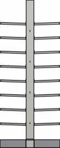 Ross Technology Dexco Heavy Duty Double-sided Rack System