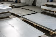 piles of sheet metal