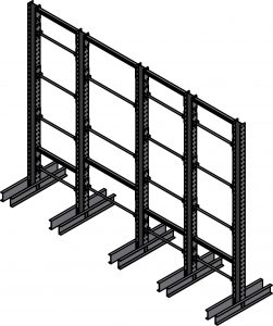 Ross Technology Dexco Heavy Duty Structural I-Beam Spindle Rack