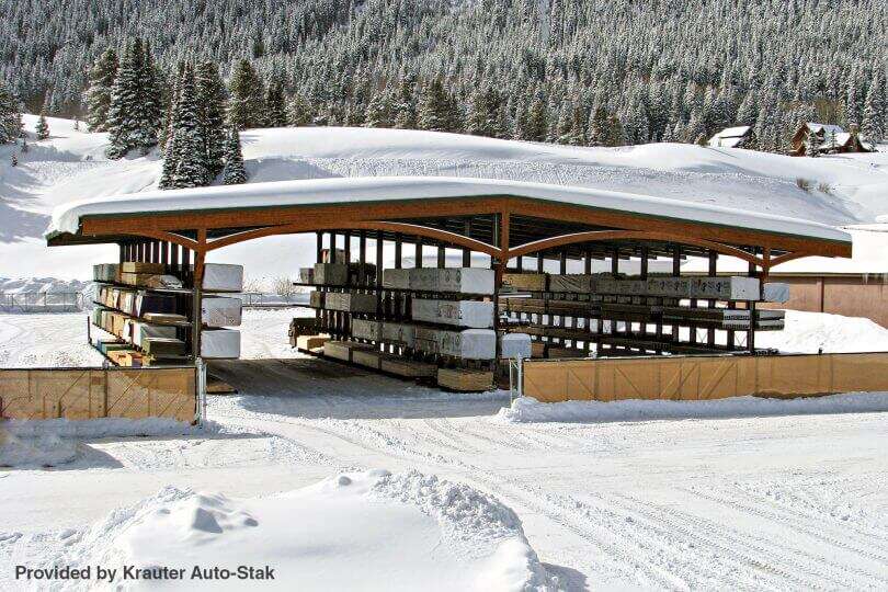 l-shed and t-shed covered cantilever