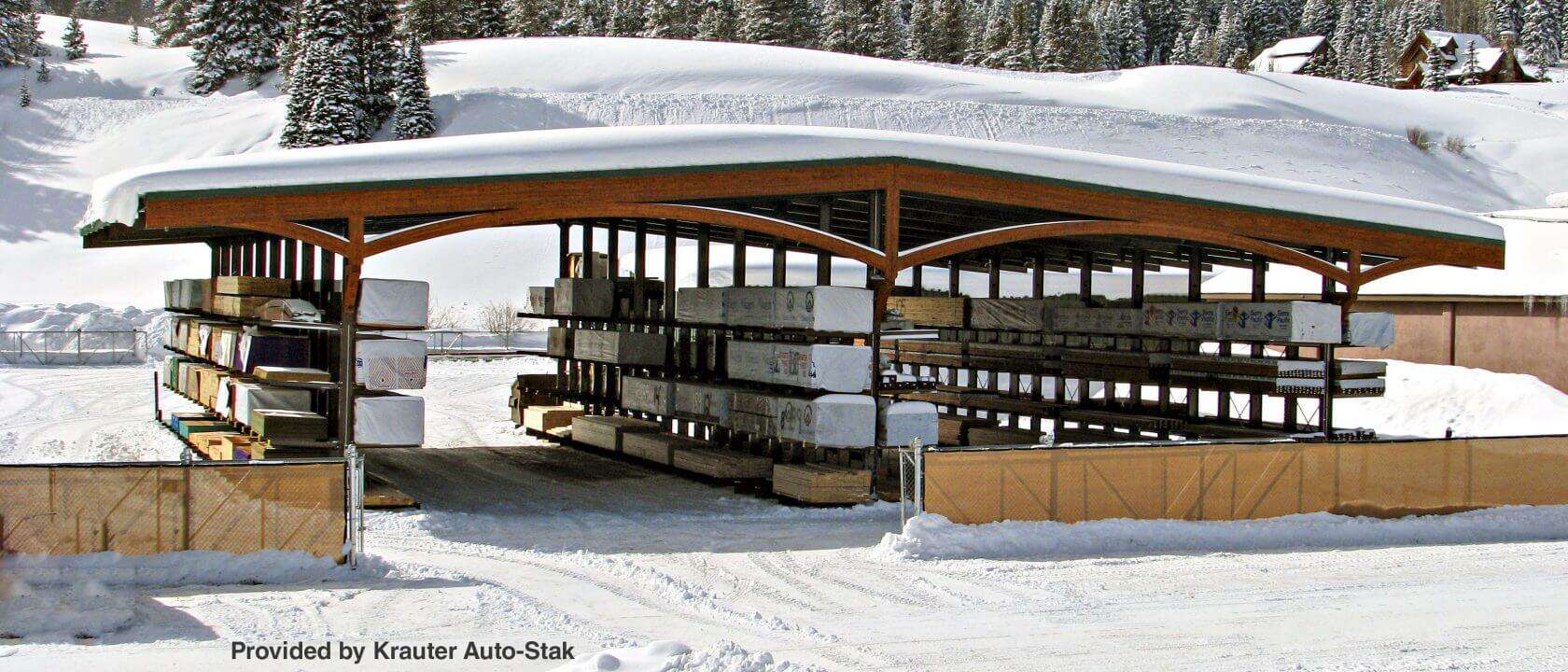 l-shed and t-shed covered cantilever