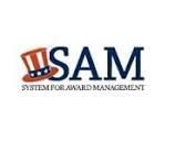 SAM system for award management logo