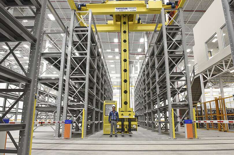 Ross Technology Rapistak Stacker Storage System for Tier-One Automotive Supplier in Mexico