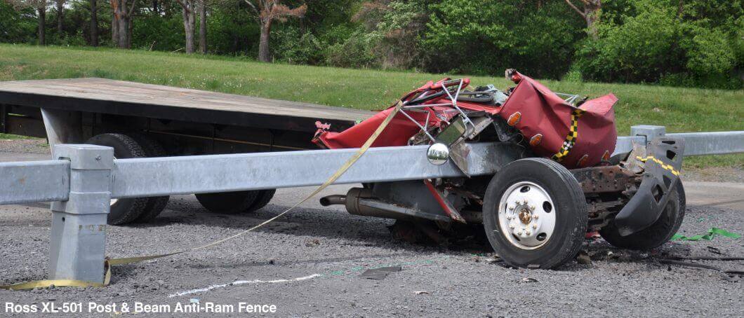 Ross Technology Best Perimeter Protection Award Crash Test