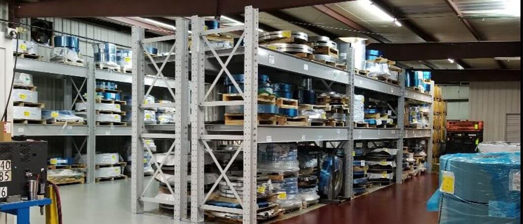 Dexco™ Heavy Duty Wide Span Racks for Henderson Stamping and Production, Inc