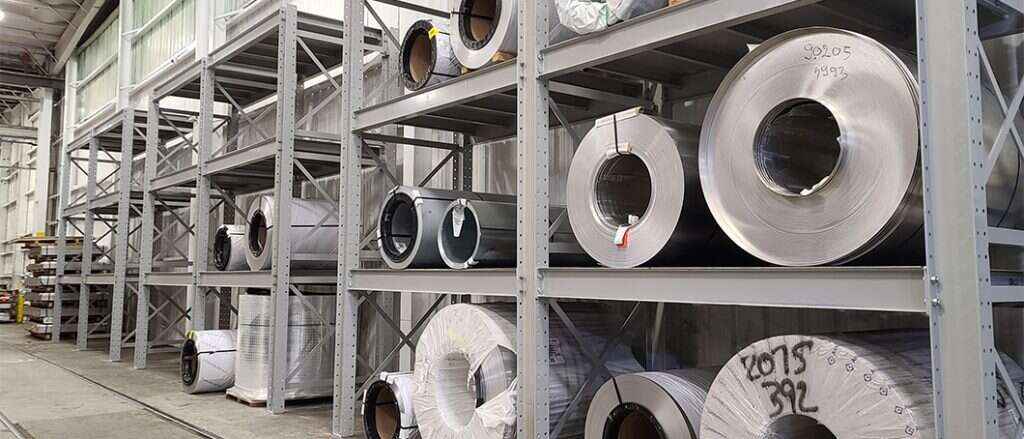 Ross Technology Dexco Widespan Industrial Storage Racking for Phoenix Metals